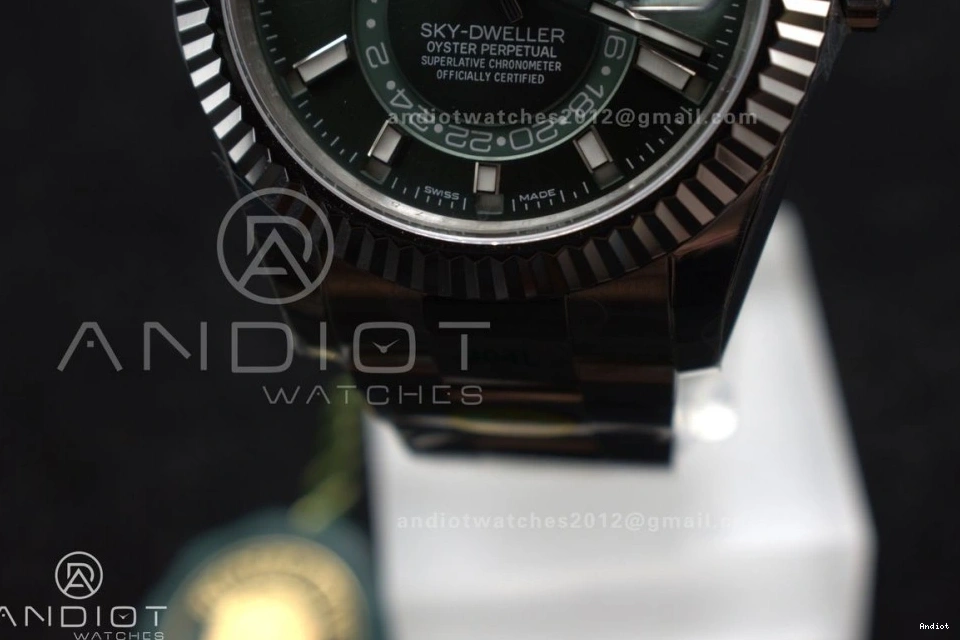 A2824 SS Sky-Dweller 1:1 Edition Bracelet ZF Best on SS 904L Dial 326934 Green 0203